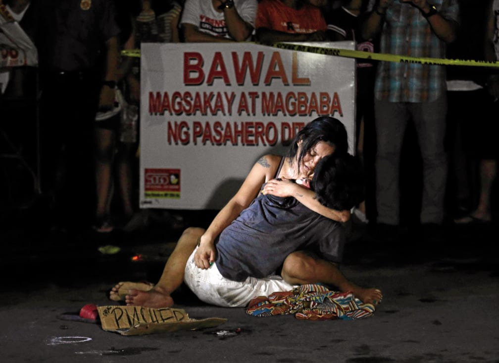 Pieta-like image during drug war