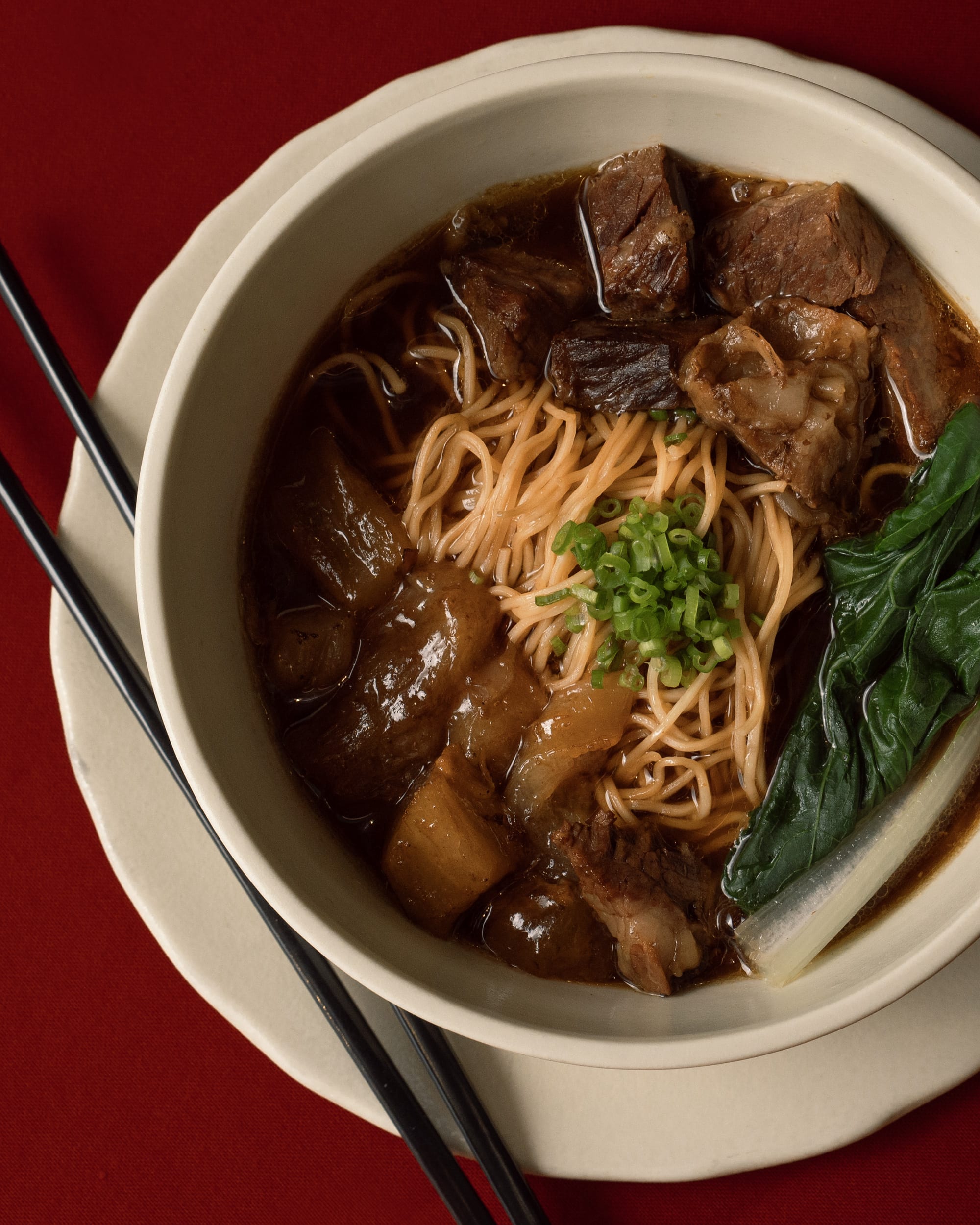 Grace Park x East Ocean Palace Beef Brisket & Tendon Egg Noodles with Calamansi Oil (P888)