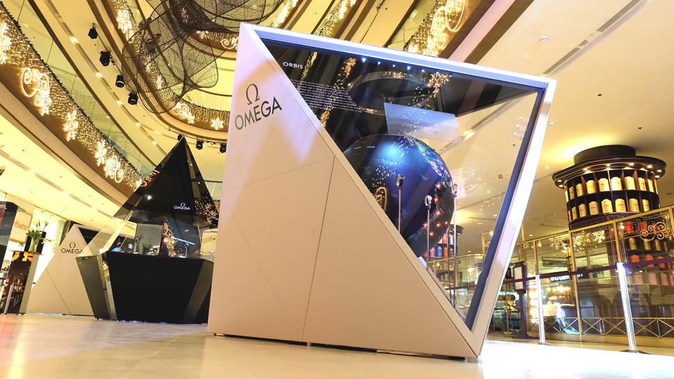 Omega exhibits their best pieces in a gallery