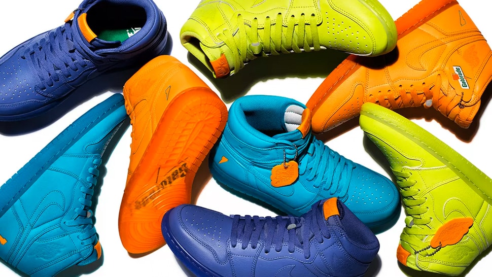 Gatorade Air Jordan 1s Are Really Really Loud