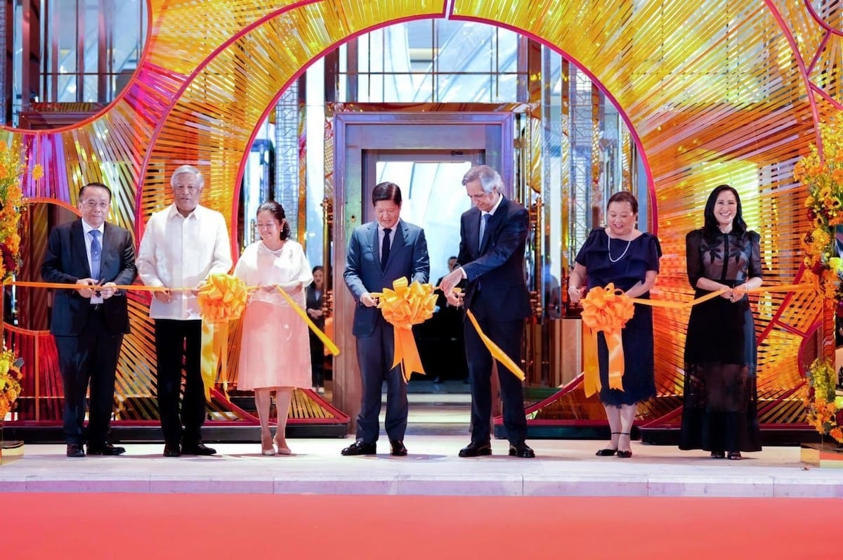 President Ferdinand R. Marcos Jr. at the launch of Solaire Resort North