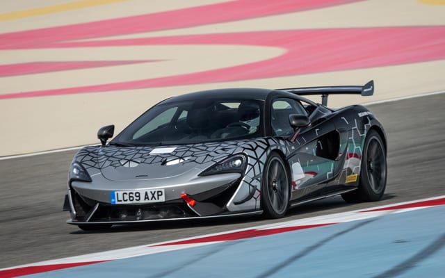 McLaren 620R on the Track