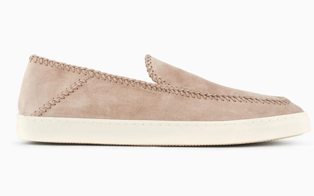 BEST LUXE SLIP-ONS: Giorgio Armani Slip-Ons