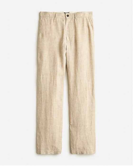 Classic-Fit Linen Trouser
