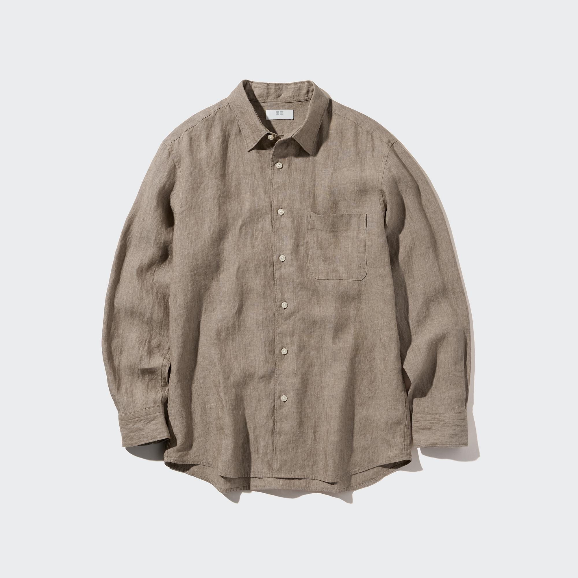 Premium Linen Long-Sleeve Shirt