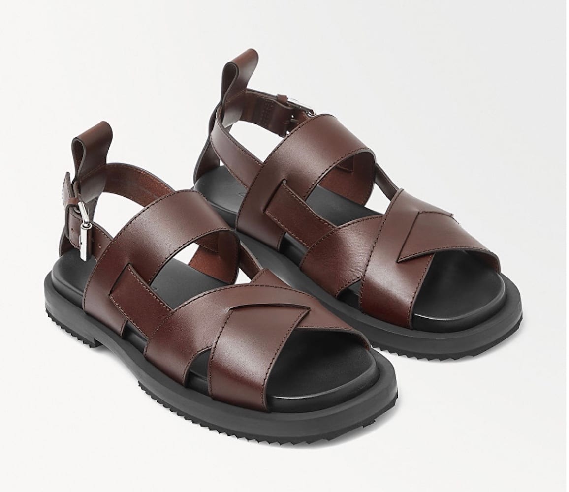 Leather Wrap Sandals
