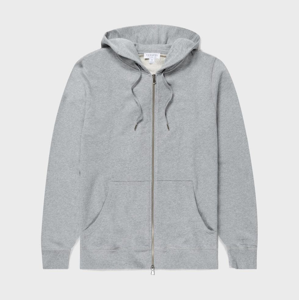Sunspel Loopback Zip Hoody