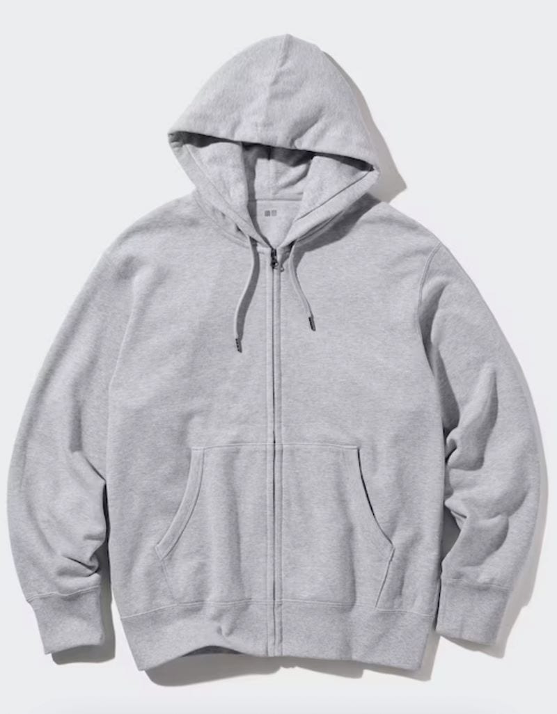Uniqlo Sweat Full-Zip Long-Sleeve Hoodie