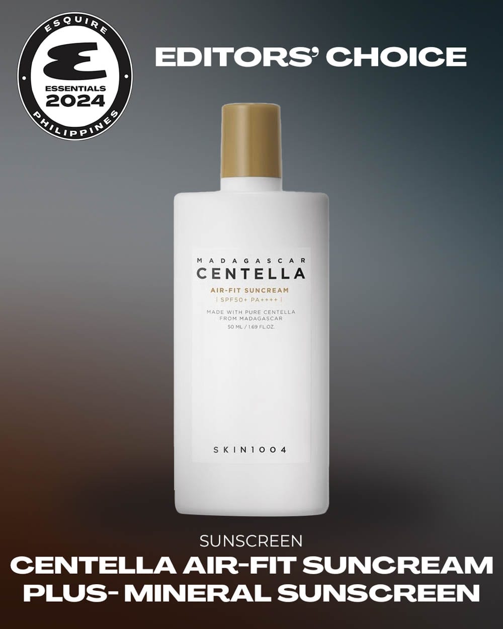 Editors' Choice for Sunscreen: SKIN1004 Madagascar Centella Air-Fit Suncream Plus
