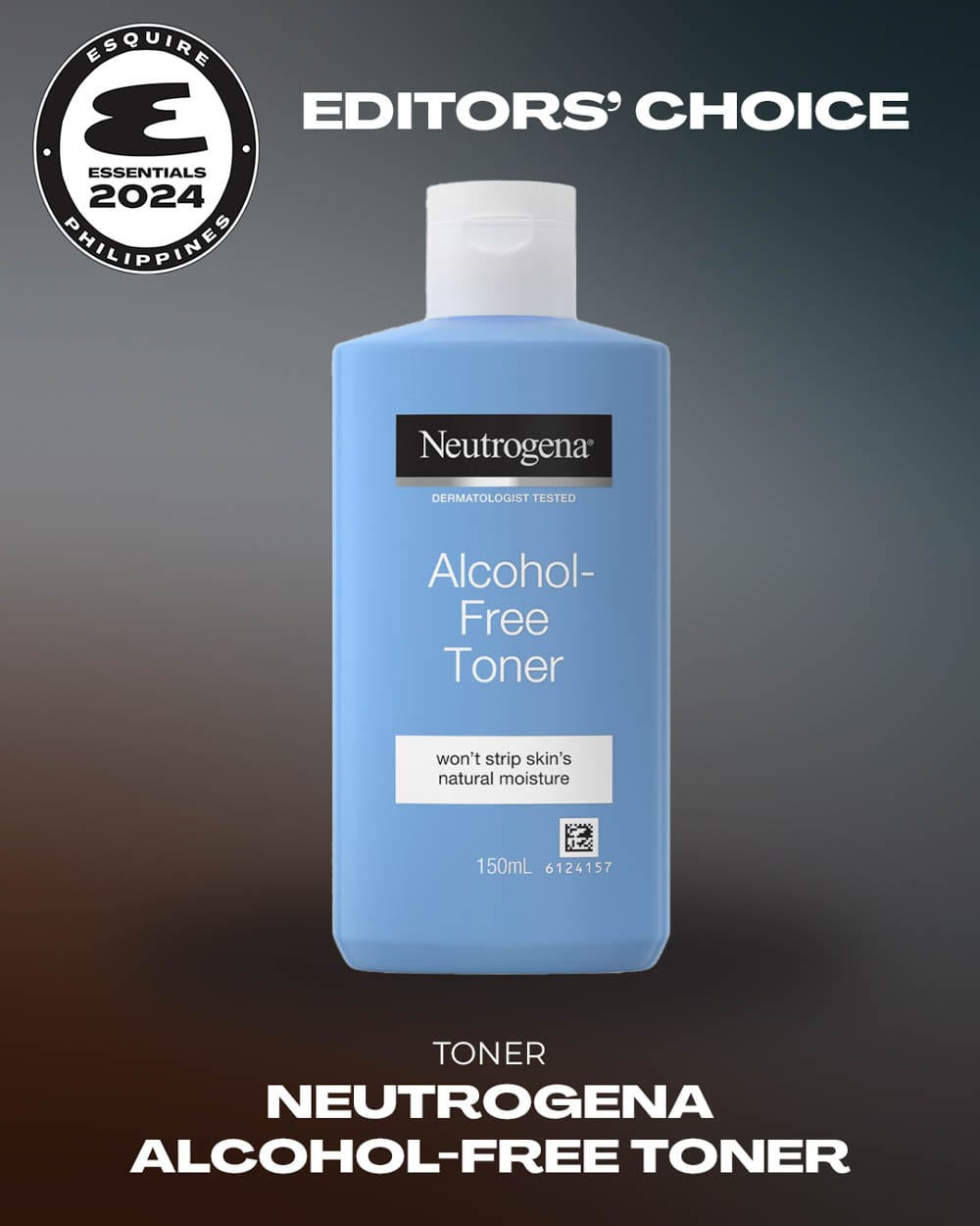 Editors' Choice for Toner: Neutrogena Alcohol-Free Toner

