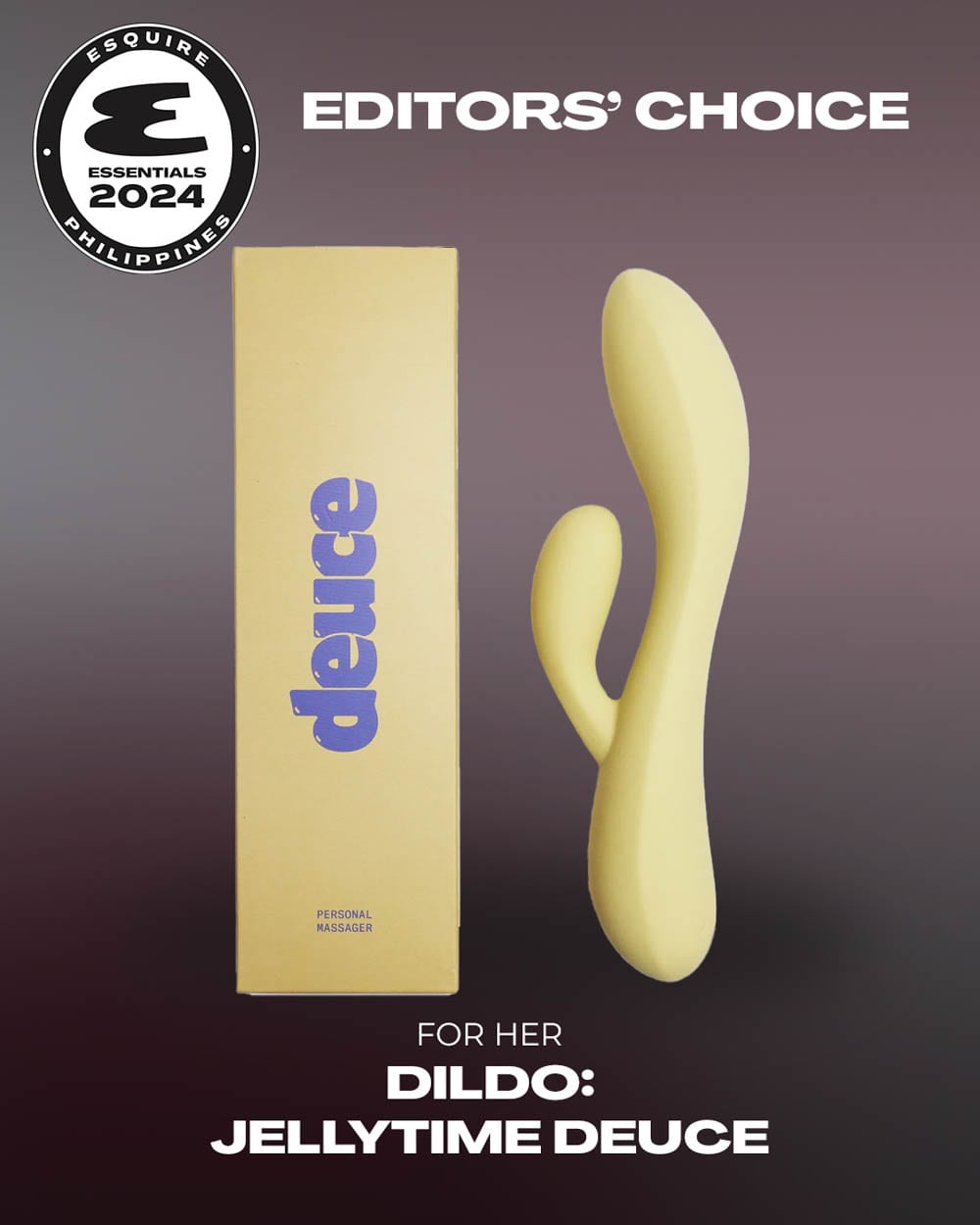 Editors' Choice for Her: Jellytime Deuce (Dildo)