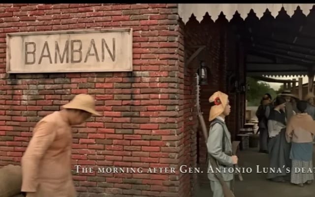 Bamban Train Station, as shown in this movie still, played a significant role in history.