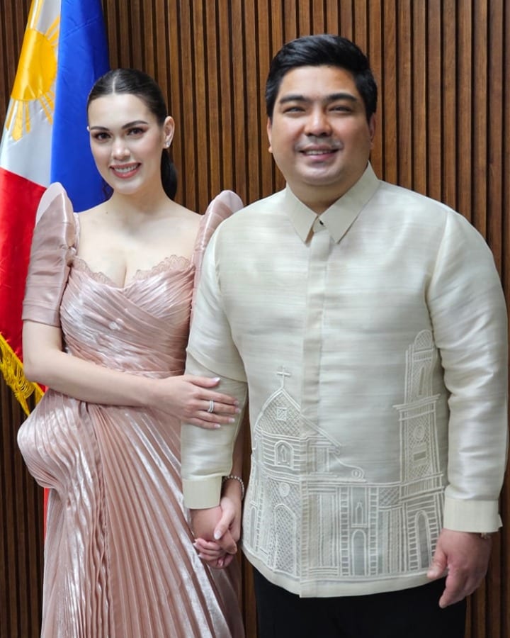 Cavite 1st District Rep. Jolo Revilla with Angelica Alita-Revilla