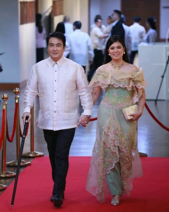 Sen. Bong Revilla with wife Lani Revilla