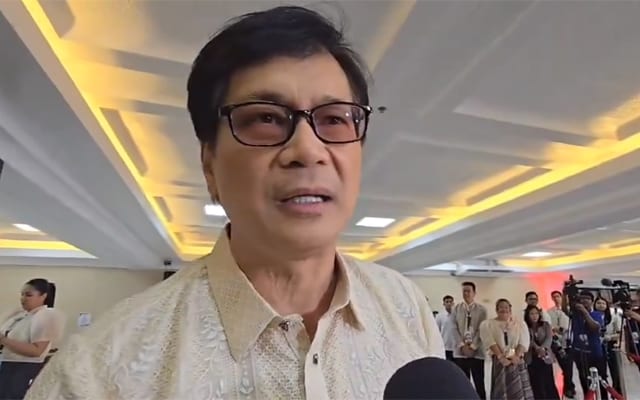 Benjamin Abalos wearing barong from Laguna