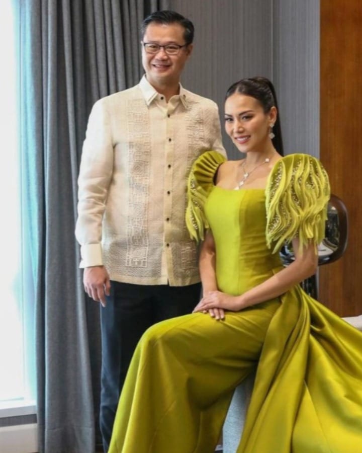 Sen. Win Gatchalian with Bianca Manalo