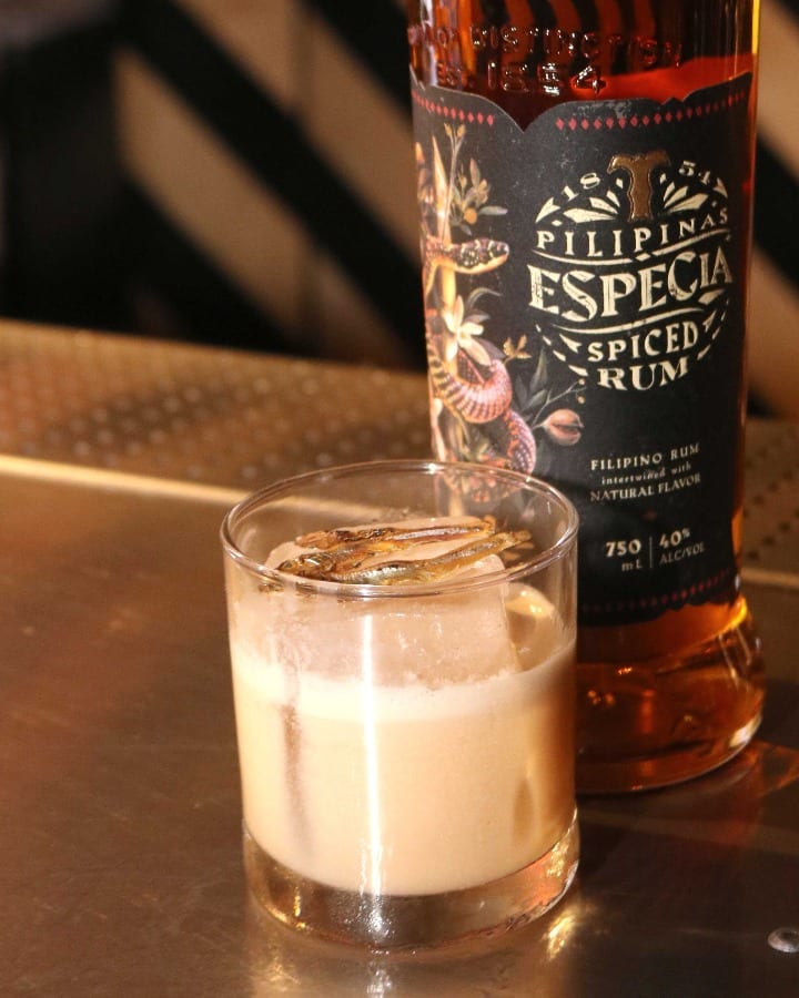 Tanduay asian rum champorado cocktail