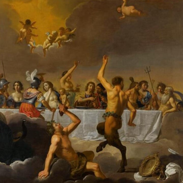 feast of the gods painting