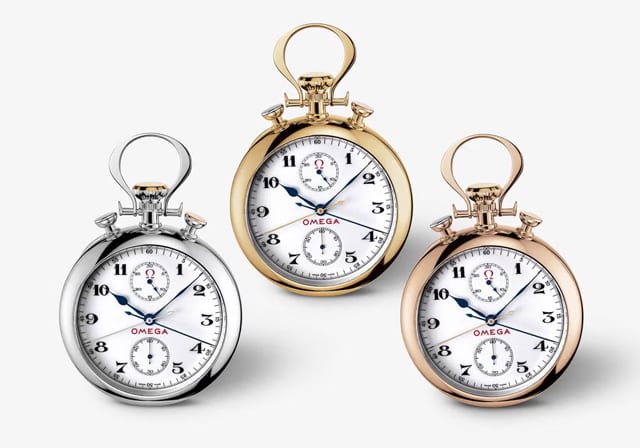 Omega Olympic Pocket Watch 1932 Rattrapante Chronograph