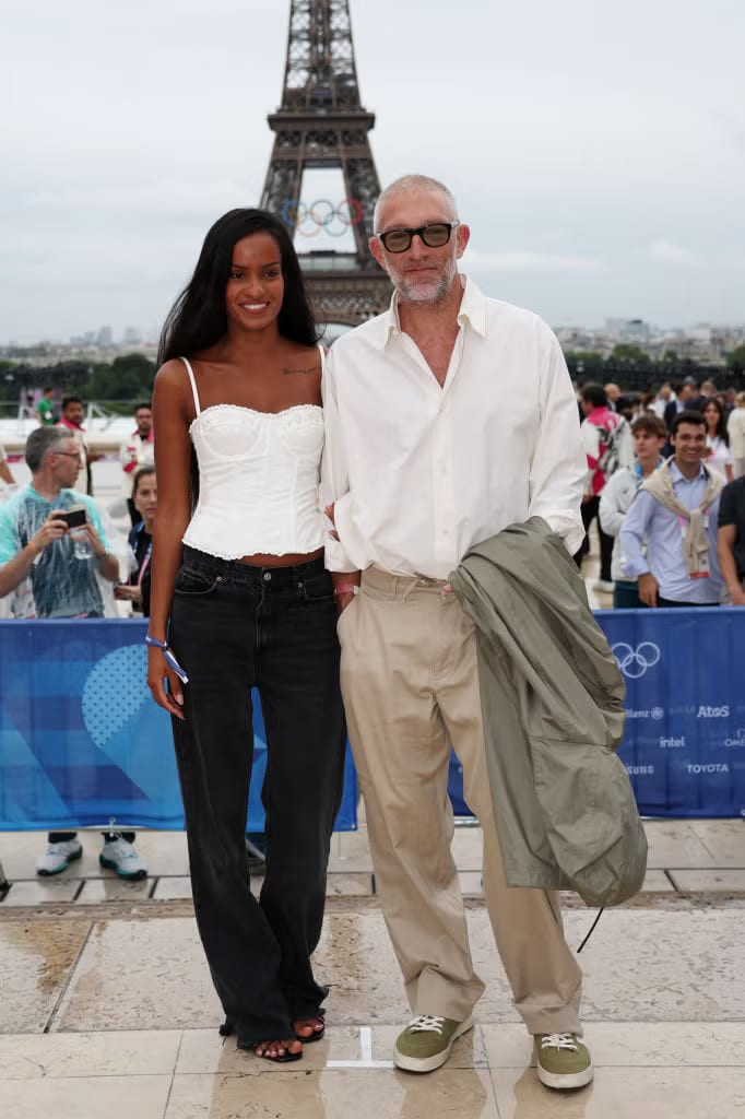 Tina Kunakey and Vincent Cassel