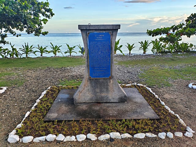 Campintac Black Beach Marker in Dinagat Islands