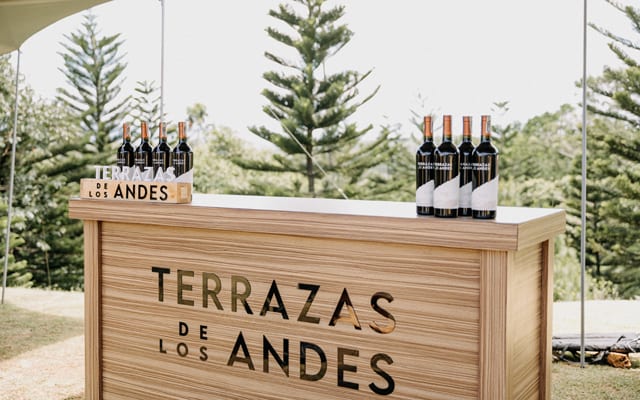 Terrazas De Los Andes Wine Display