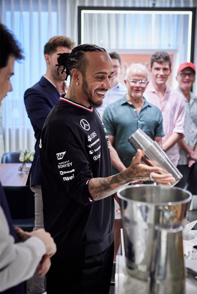 Lewis Hamilton at Ritz-Carlton