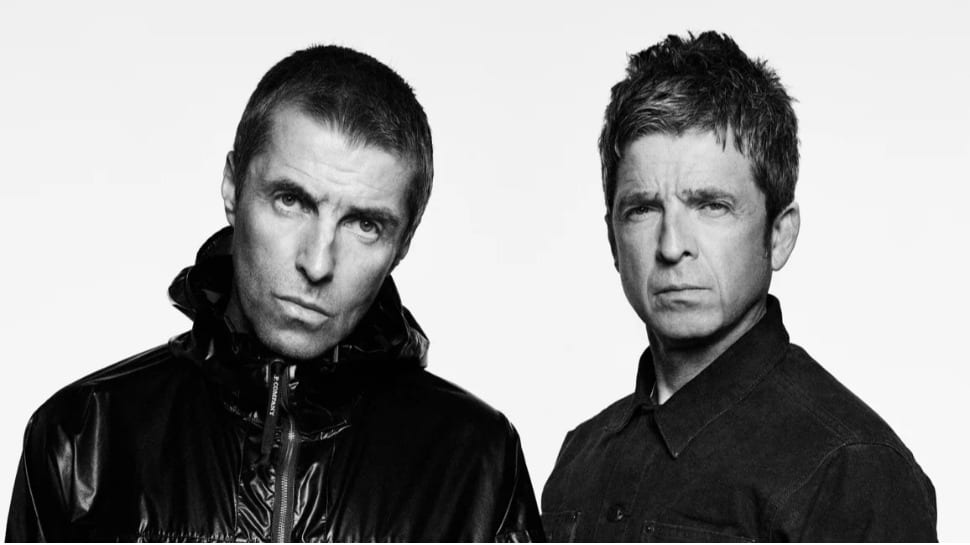 Liam and Noel Gallagher of Oasis
