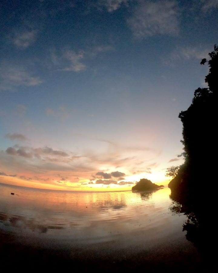 Sunset in Danjugan Island