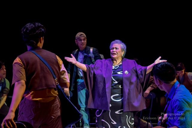 Sheila Francisco as Justice Hernandez in Bar Boys Musical