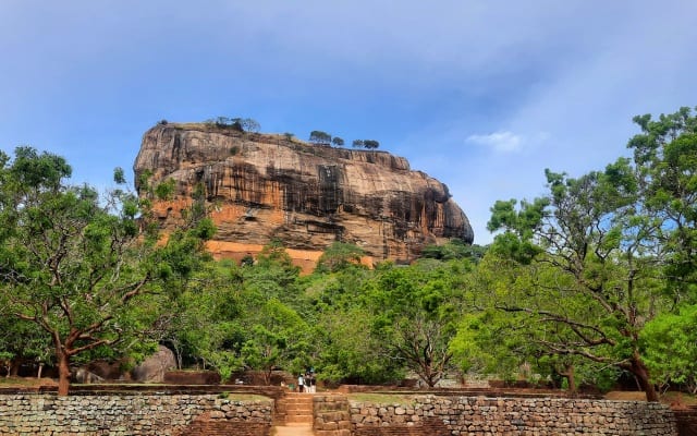 Sigiriya Rock from afar