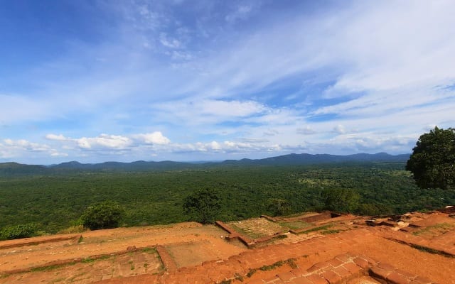 Sigiriya Rock view from the top