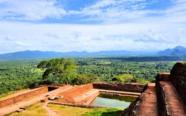 Sigiriya Rock water reservoir