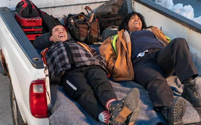 How to Die Alone Conrad Ricamora and Natasha Rothwell