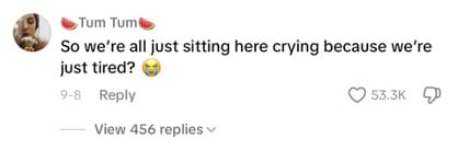 Comment from Steve Burns' Tiktok post