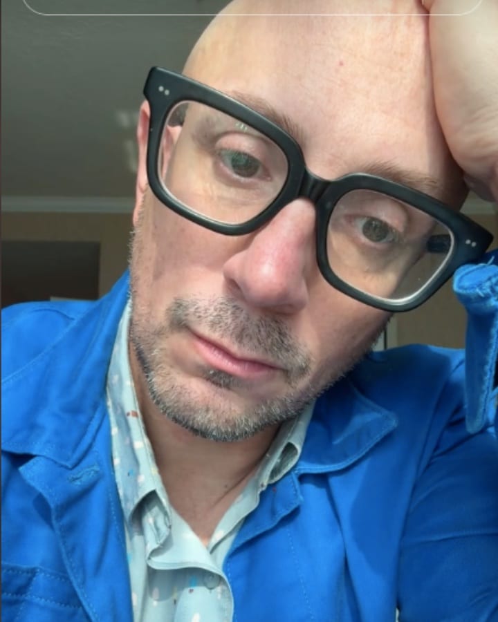 Screenshot of Steve Burns from a tiktok video