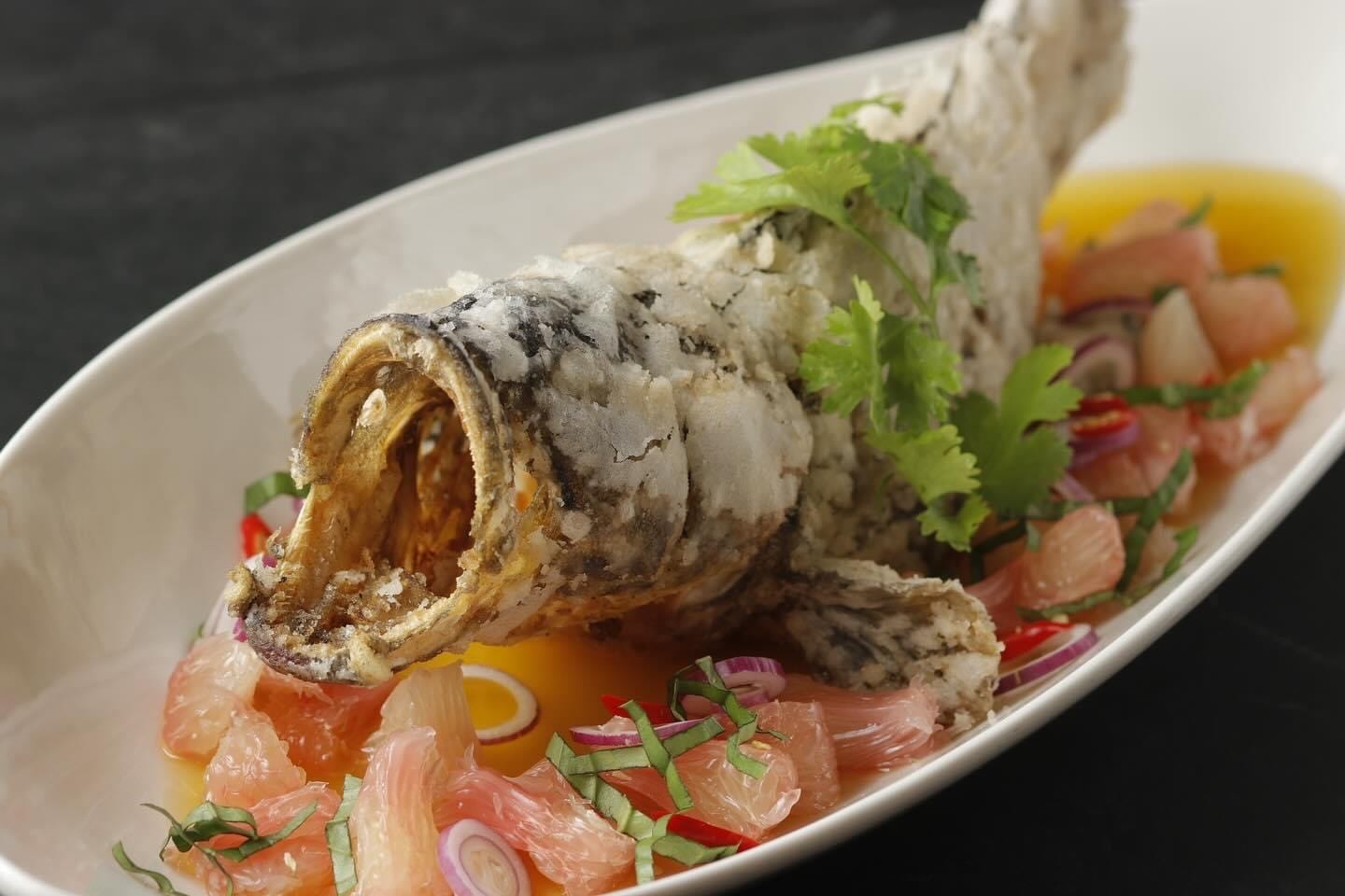 Holiday Inn Manila Galleria Hotel fish dish