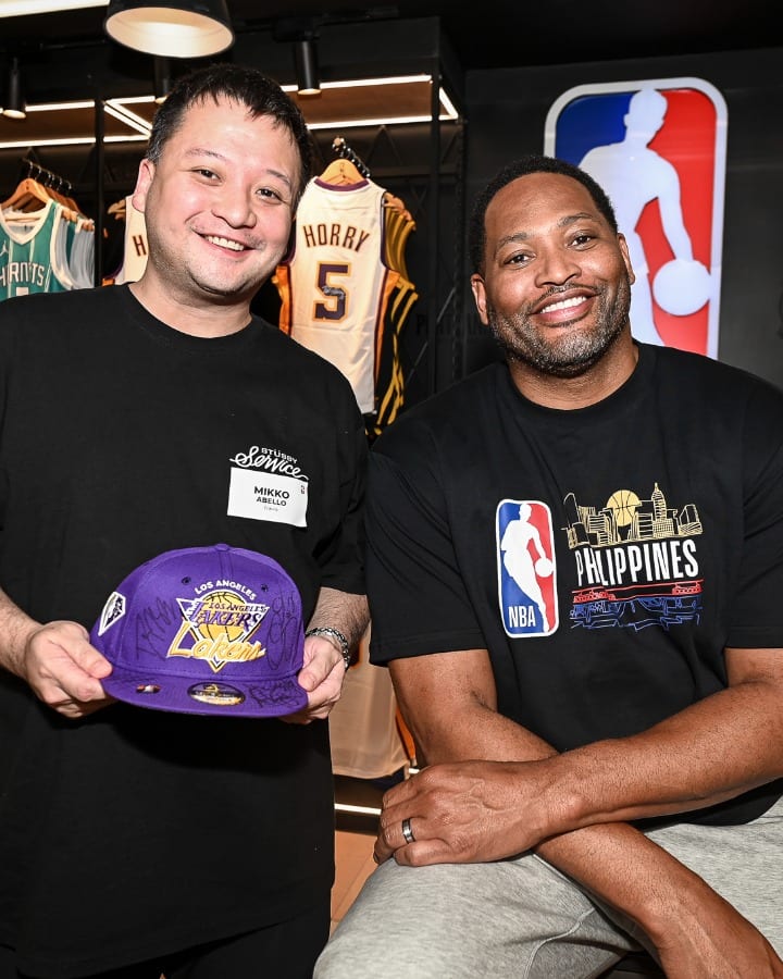 robert horry with mikko abello in manila