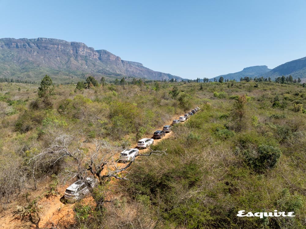 Ford Everest in South Africa top view