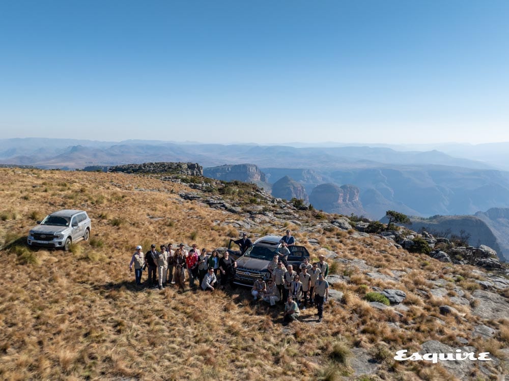 Ford Everest in South Africa top view