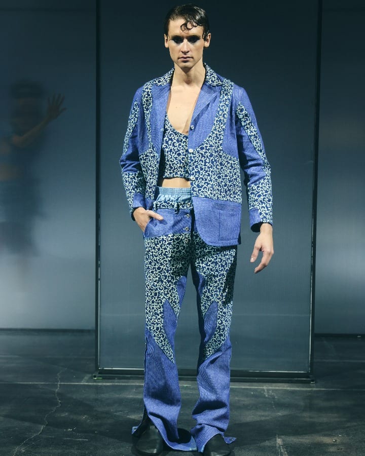Designer Russel Villafuerte menswear runway
