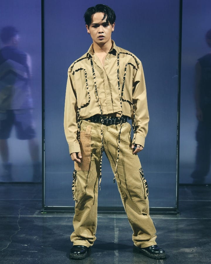 Designer Russel Villafuerte menswear runway