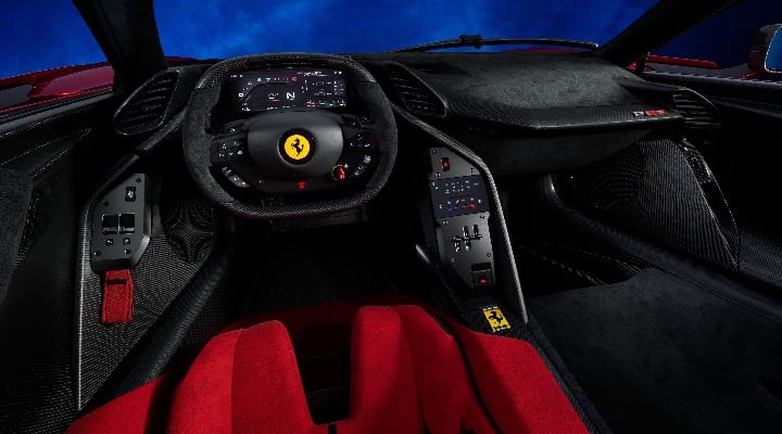 Ferrari F80 interior