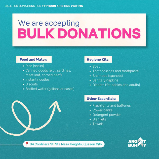 Angat Buhay Bulk Donations 