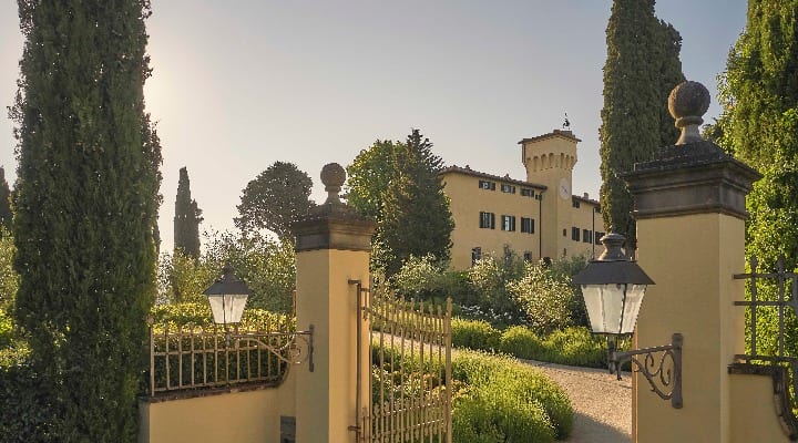 entrance to the castle
