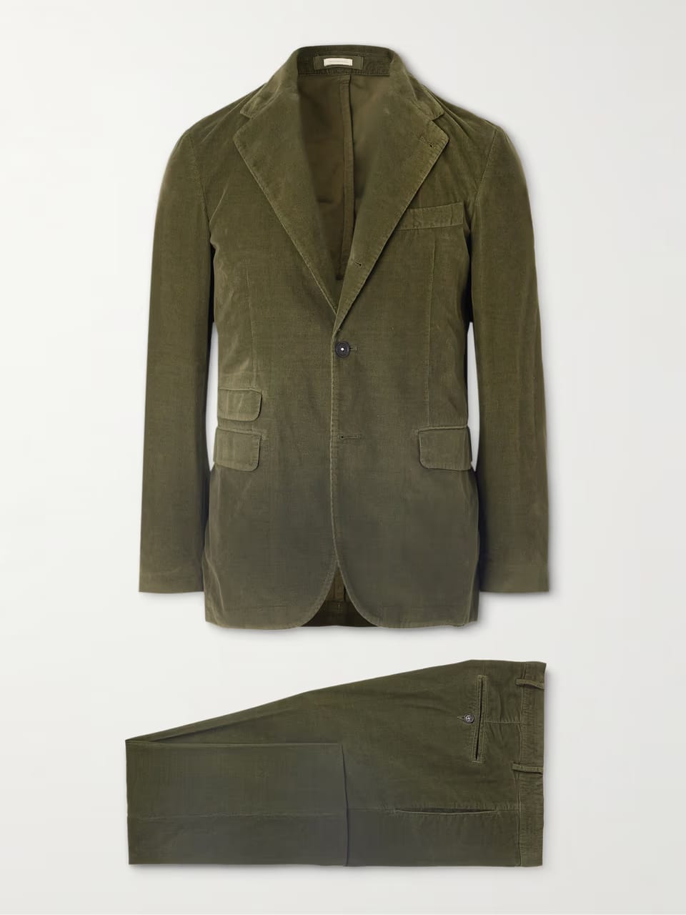 Massimo Alba Corduroy Suit
