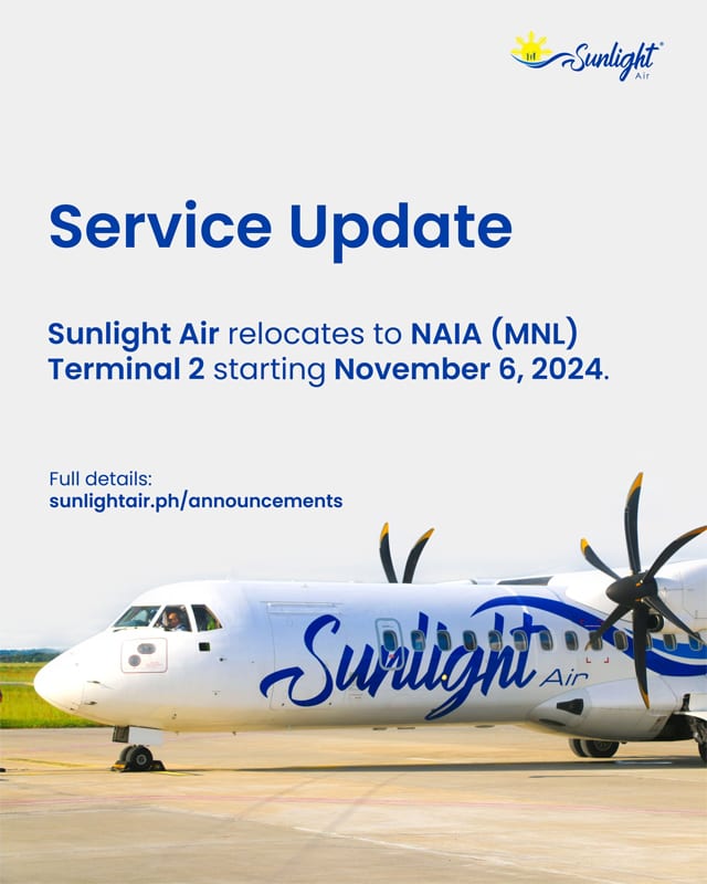 Sunlight Air terminal transfer