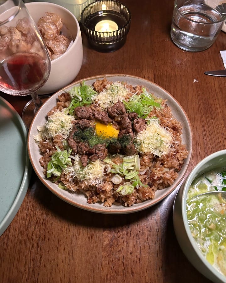 beef fat sinangag from bombvinos