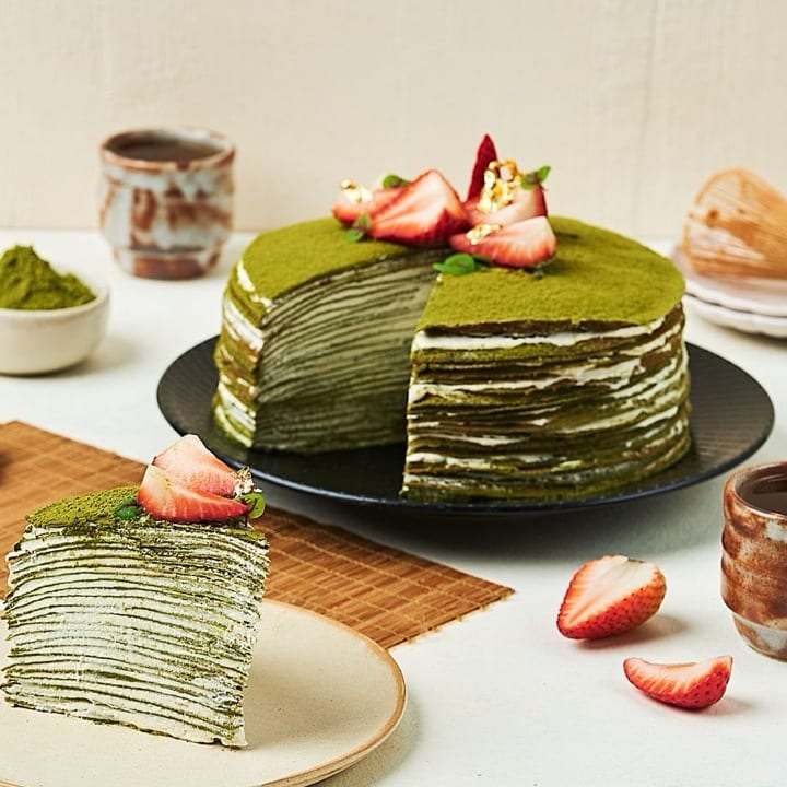 Matsuri's Matcha Mille-feuille