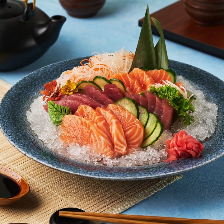 Matsuri's Tuna and Salmon Sashimi